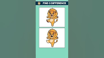 Can You Spot the 3 Differences? 🔍 Only 1% Can!  #shorts #games  #difference #spotthedifference