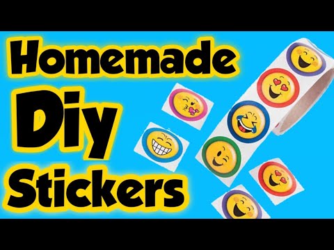 How to Make Stickers/ DIY Stickers / Handmade Stickers / Homemade Stickers  