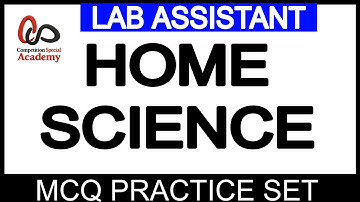 RDA2020 pratice set -1 home science class lab Assistant 2022