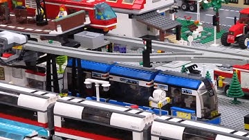 LEGO City Tram 8404 Motorized! Cool Funny :-)