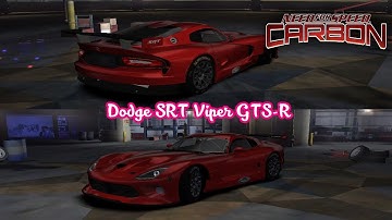 NFS Carbon Mods - Dodge SRT Viper GTS-R