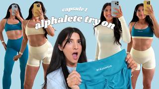 NEW alphalete april launch | size medium | whats SHEER and whats ACTUALLY good for workouts 👀