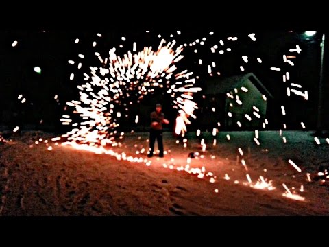 How to Make Fireworks effect using Steel Wool