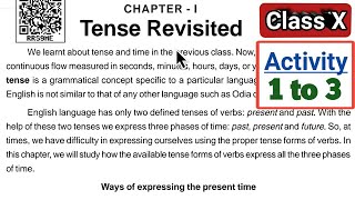 Tense Revisited Class 10 english grammar discussion by Prachi mam@OdishaprimarySchool