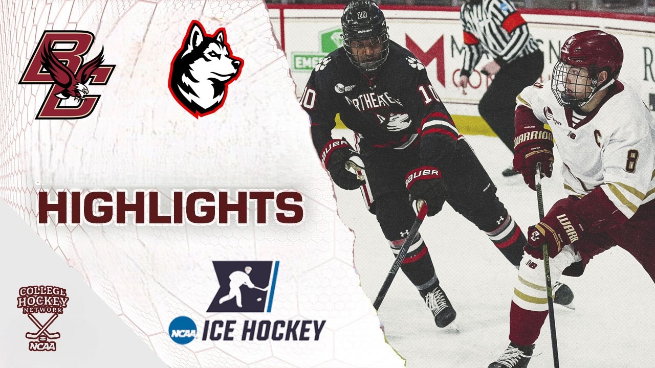Boston College vs Northeastern | NCAA College Hockey Highlights | March 7, 2026