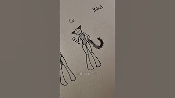 How to draw half animal body ✨️ (dog, cat & rabbit) #drawing #art #sketch #howtodraw #arttutorial