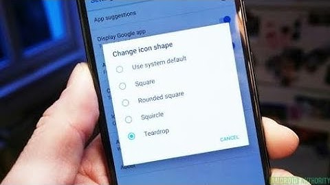 Get android Oreo adaptive icons(shape) on any lollipop+ devices