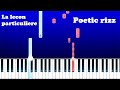 Poetic Rizz La Lecon Particuliere Piano Tutorial Poetic Rizz La Lecon Particuliere Piano Tutorial