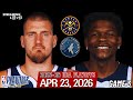 (LIVE) Nikola Jokic vs Anthony Edwards | Denver Nuggets vs Minnesota Timberwolves Game 3 Live Stream