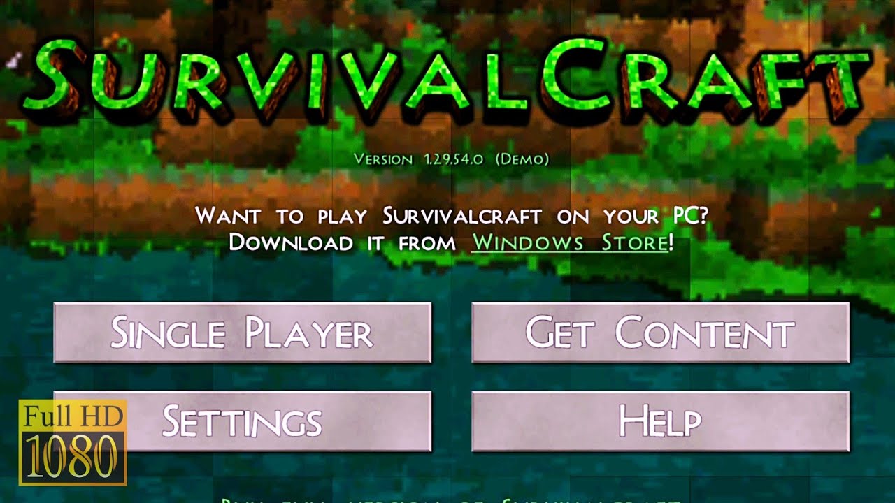 youtube survival craft demo