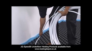 Installing the JG Speedfit Floor Panel Underfloor Heating System