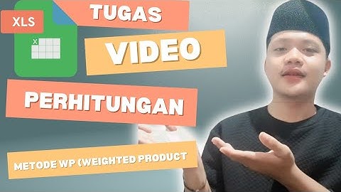 Perhitungan metode wp (weighted Product)