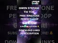 Gwen Stefani – Tik Tok | Free Ringtone / Perfect Loop  #ringtone #freeringtone #mobileringtone