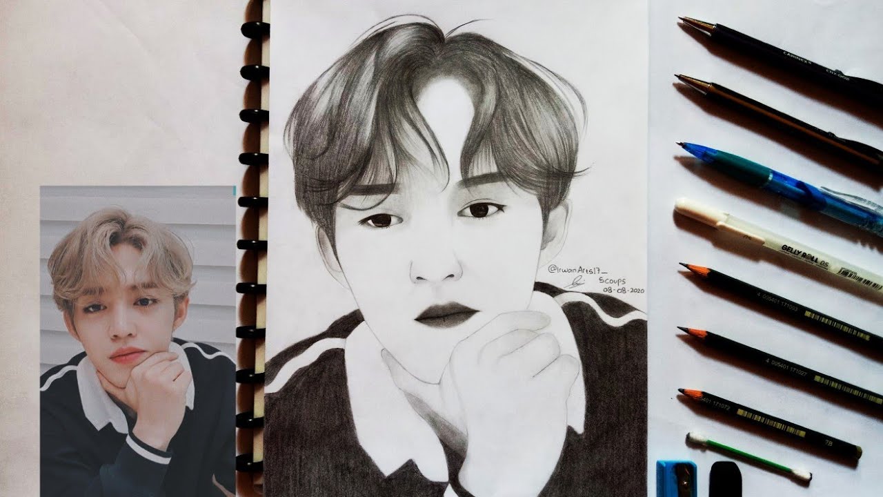 DrawingSEVENTEEN(세픈틴)S.COUPS(에스.쿱스)Speed Drawing/Pencil Sketch YouTube