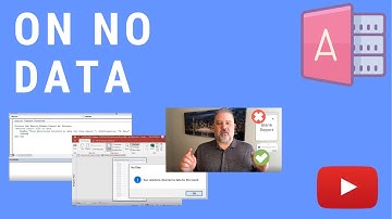How to Return a Message Instead of an Empty Report in Microsoft Access