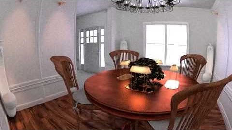 Blender 3d Architectural Interior cycles render of dining room