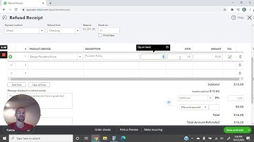How To Record Refund Receipts in Quickbooks Online