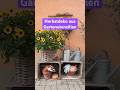 Schnelle Herbstdeko aus Gartenutensilien #herbstdeko #diydecor