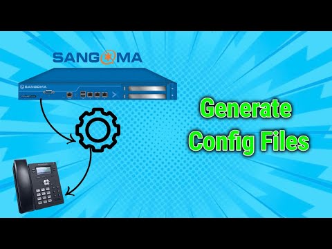 How to Generate Config files on Sangoma PBX System | #pbxact #freepbx