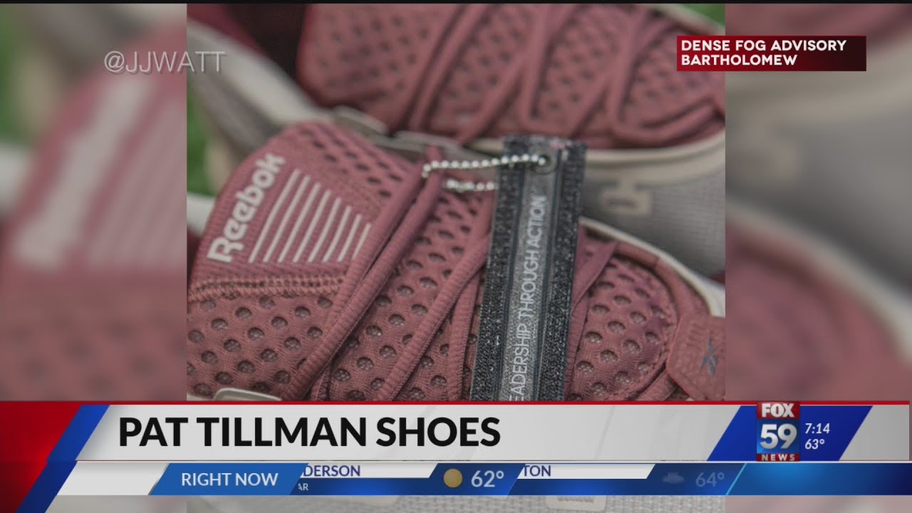 Reebok designs Pat Tillman shoes - YouTube