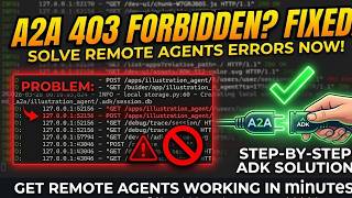 Connect to Remote Agents with ADK and the Agent2Agent (A2A) SDK | 404 Issue #GENAI120