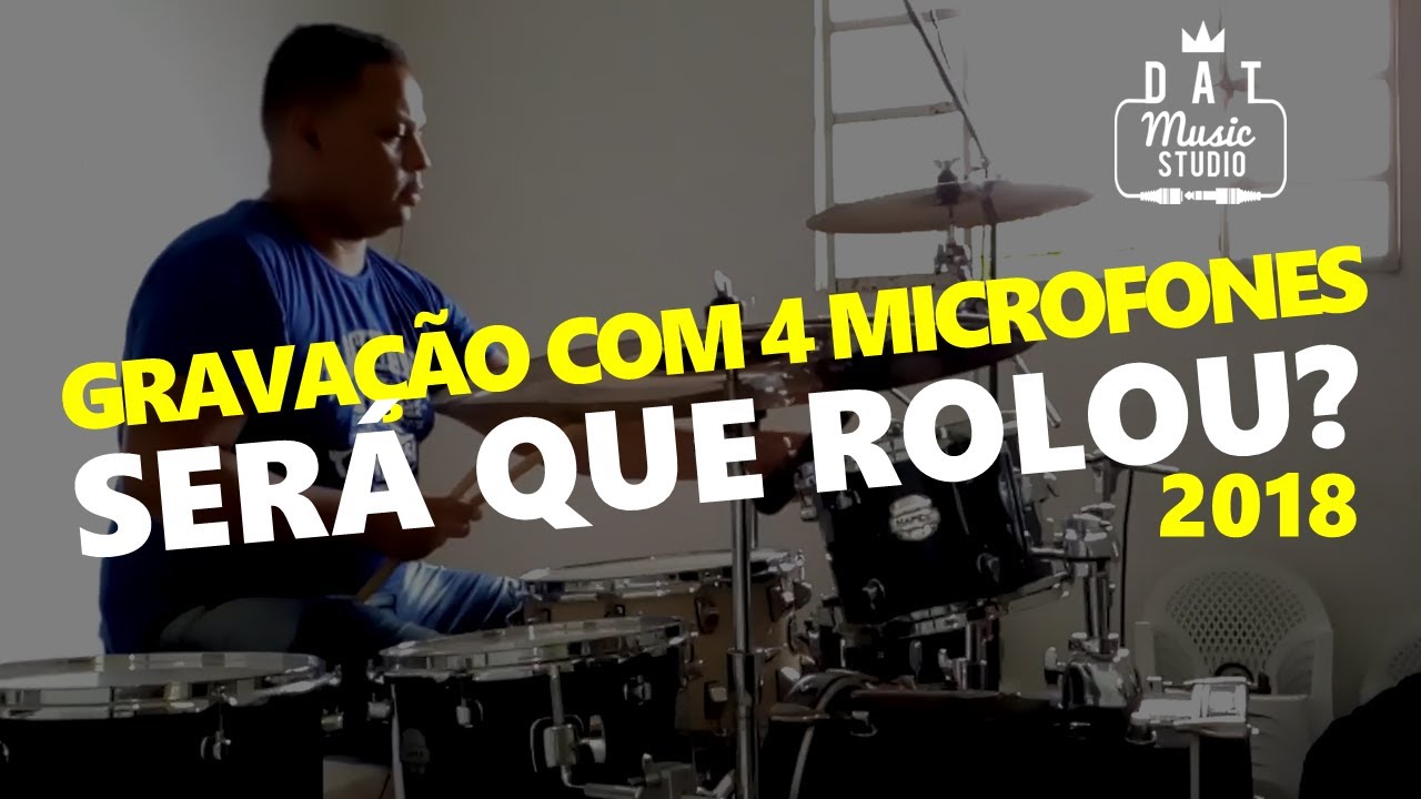 Primeira Gravação Batera De Música Profissional (2018) Teu Nome é Santo - Será Q Rolou? Comenta aí!