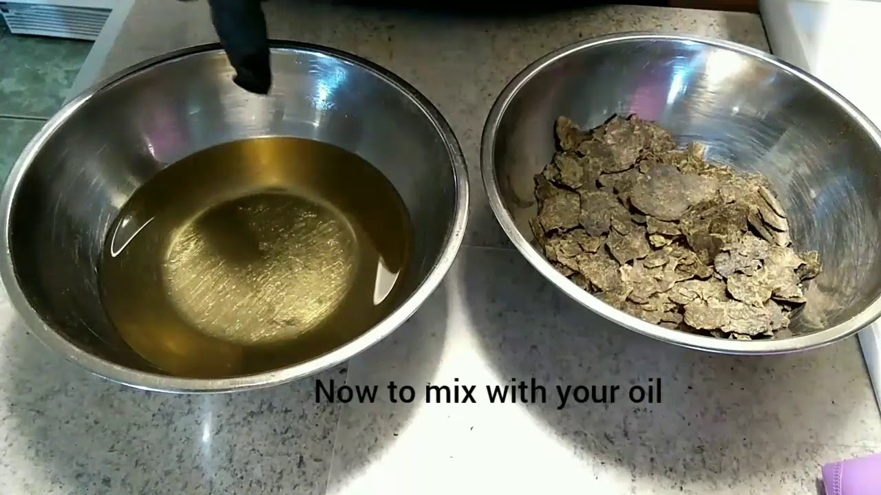 Rosin Chips into a topical pain reliever