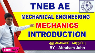 TNEB AE Mechanical Engineering - Introduction of  Whole Syllabus
