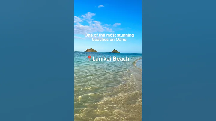 One of the most stunning beaches on Oahu 📍Lanikai Beach #hawaii #oahu #beach #travel #islandvibes