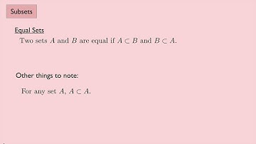 (Algebra 1) Subsets