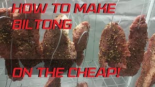 How to make Biltong on the cheap! (South African Style)