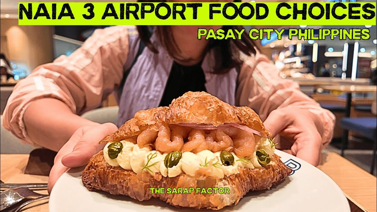 Eating at NAIA 3 Airport Philippines