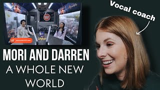 Vocal Coach reacts to Morissette Amon & Darren Espanto "A Whole New World"