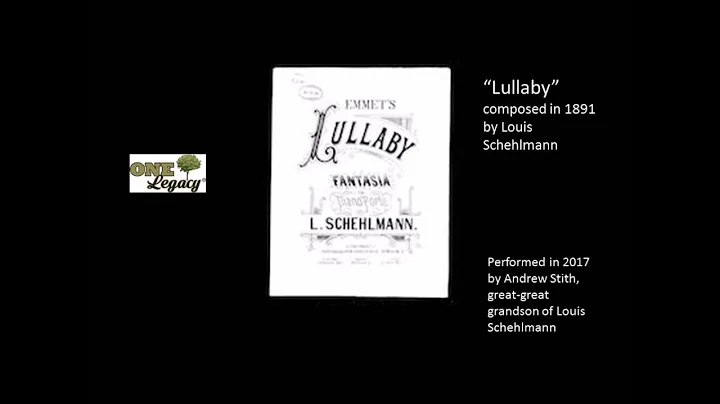 Louis Schehlmann - "Lullaby" (1881)      Performed...