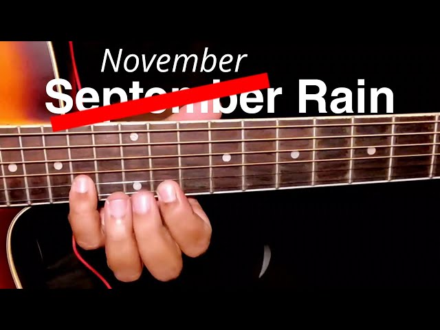 November rain solo class=