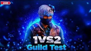 FREE FIRE LIVE 😎 1v1 GUILD TEST | TEAM CODE GIVEAWAY | #freefirelive #gyangaming #shortsfeed