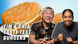 Can Timothy DeLaGhetto & Chia Habte Tell the Difference Between Fast Food Burgers? || Down the Hatch Content