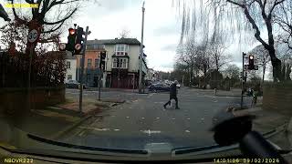 Typical gormless moron on a bike. Nottingham 9.2.26