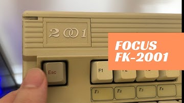 Focus FK-2001 keyboard with alps clone: Let
