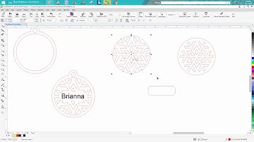Corel Draw Tips & Tricks Christmas Ornaments with names part 4