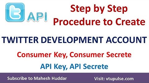 How to Apply for Twitter Developer Account and Create Twitter App - Python Tutorial by Mahesh Huddar