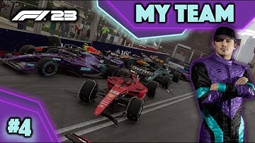 F1 23 MY TEAM CAREER MODE | PART 4: OUR FIRST RED FLAG IN BAKU BRILLIANCE!?