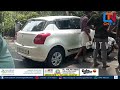 The Swift car went out of control at Changaramkulam and rammed into the electricity pole