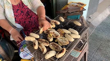 Chuối đập - món ăn vặt độc đáo của Bến Tre