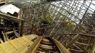 Front seat, back and reverse pov of this powerful gravity group wooden
roller coaster at kemah boardwalk in texas! filmed & edited by robb
alvey - www....