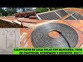 Calentador de agua solar con manguera: Fácil de construir, económico y eficiente. DIY!!!