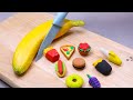 ASMR banana cooking pie - Stop Motion Cooking food