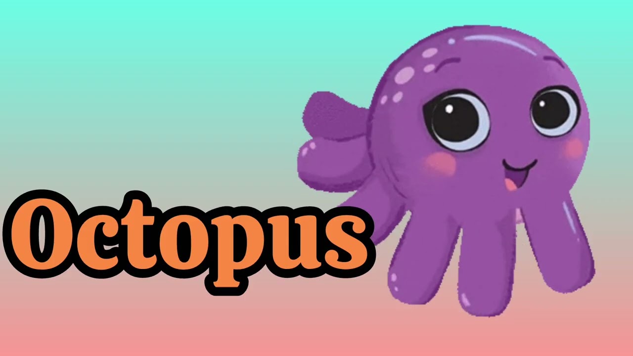 Learn Sea Animals Names | Ocean Animals for Kids 🌊