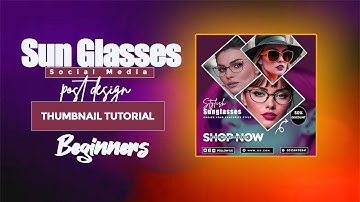 How To Make a  Thumbnail with Glow Effect In Photoshop Beginners | #sehrishcreativehub