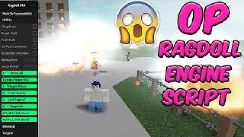ROBLOX RAGDOLL ENGINE GUI | FREE OP CRASH & INVISIBILITY SERVER | 2021 *NEW*